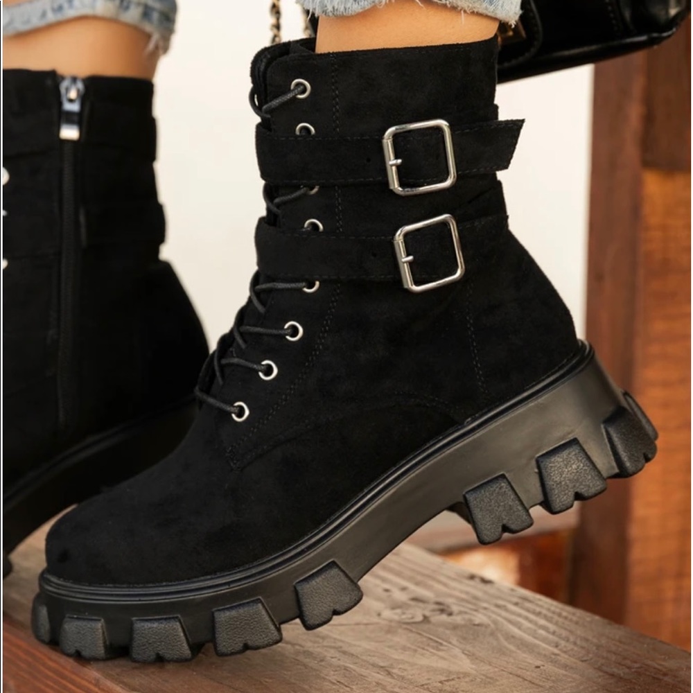 Miss Lola Combat Boot